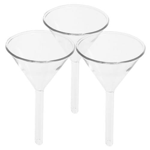 DECORNIJIA 3 Stück Labor glas trichter Breiter Mund Wissenschaftlicher Filtertrichter Robustes Glas Vielseitig für Filtration und Flüssigkeitstransfer DECORNIJIA 3 Stück Labor glas trichter Breiter Mund Wissenschaftlicher Filtertrichter Robustes Glas Vielseitig für Filtration und Flüssigkeitstransfer von DECORNIJIA