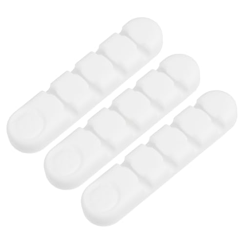 DECORNIJIA 3 Stück Selbstklebende Silikon Kabelhalter Bärenmotiv Flexible Kabelclips zur Datenkabel organisation Verschleißfest Elastisch für Schreibtisch und Saubere Kabelbefestigung DECORNIJIA 3 Stück Selbstklebende Silikon Kabelhalter Bärenmotiv Flexible Kabelclips zur Datenkabel organisation Verschleißfest Elastisch für Schreibtisch und Saubere Kabelbefestigung von DECORNIJIA