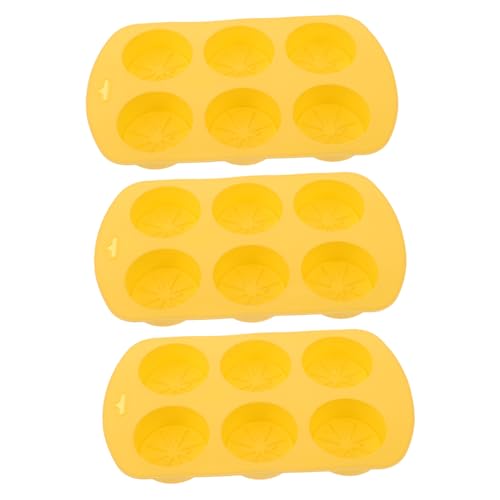 DECORNIJIA 3 Stück Silikonform Teilig Zitronenscheibenform für DIY Seife und Kerzenherstellung Lebensmittelechtes Sicheres Silikon Vielseitig für Duftkerzen Handwerk Geschenkidee von DECORNIJIA