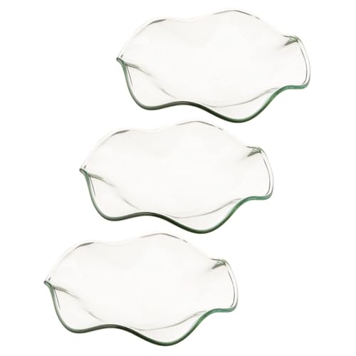 DECORNIJIA 3 Stück Teiliges Ersatzschälchen für Aromatherapie Wachsverdampfer Transparent Geeignet für Ätherische Öle Duftkerzen und Wax Melts Kompatibel mit Duftlampen und Wachsöfen von DECORNIJIA