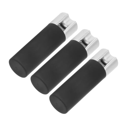 DECORNIJIA 3 Stück Teiliges Jalousie Kordel Zuggewicht Pendants Vielseitig Einsetzbar als Beschwerer und Wind Griffe Frosted Design Kompatibel mit Rollos und Vorhängen Schwarz von DECORNIJIA