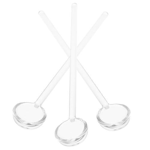 DECORNIJIA 3 Stück Teiliges Mini Kaffeelöffel aus Glas Kleine Espressolöffel Glatte Oberfläche Leicht zu Reinigen Vielseitig Einsetzbar für Kaviar Rühren und Kaffeeproben Wiederverwendbar DECORNIJIA 3 Stück Teiliges Mini Kaffeelöffel aus Glas Kleine Espressolöffel Glatte Oberfläche Leicht zu Reinigen Vielseitig Einsetzbar für Kaviar Rühren und Kaffeeproben Wiederverwendbar von DECORNIJIA