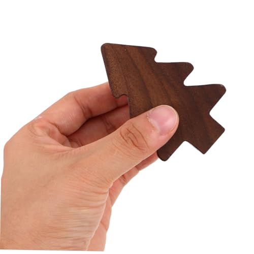 DECORNIJIA 3 Stück Weihnachtsbaum Holzgriffe Kindersichere Schubladenknöpfe für Kleiderschränke Kommoden Schränke Minimalistisches Design Sichere Montage Möbelgriffe von DECORNIJIA
