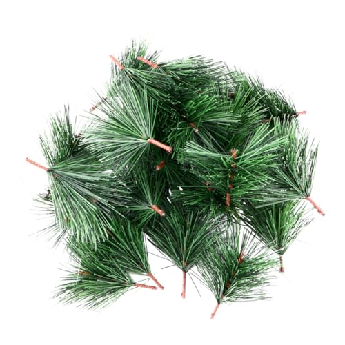 DECORNIJIA 30 STK. Künstliche Tannenzweige Grün Farbecht Vielseitige DIY Deko Wetterbeständig für Weihnachtskränze Hochzeits und Feierdekorationen DECORNIJIA 30 STK. Künstliche Tannenzweige Grün Farbecht Vielseitige DIY Deko Wetterbeständig für Weihnachtskränze Hochzeits und Feierdekorationen von DECORNIJIA