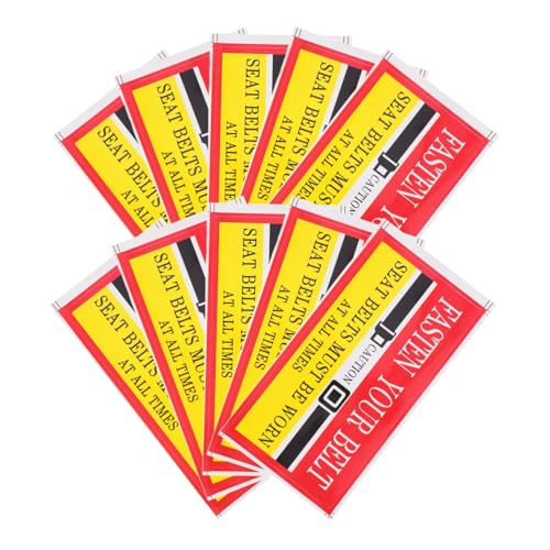 DECORNIJIA 30 Stück Teiliges Hinweisaufkleber Einsetzbar Klare Erinnerung für Taxi und Öffentlichen Nahverkehr zur Fahrgastsicherheit Must Be Worn Fasten Caution Sticker DECORNIJIA 30 Stück Teiliges Hinweisaufkleber Einsetzbar Klare Erinnerung für Taxi und Öffentlichen Nahverkehr zur Fahrgastsicherheit Must Be Worn Fasten Caution Sticker von DECORNIJIA