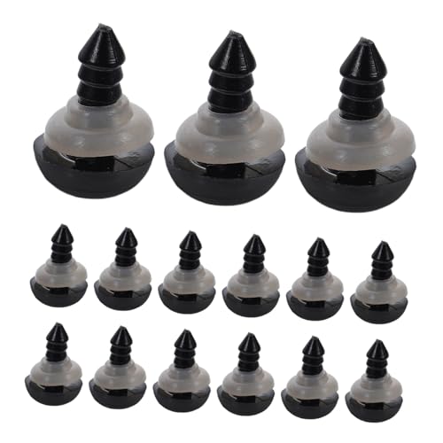 DECORNIJIA 320 Stück Teiliges Schwarze Kunststoff sicherheitsaugen mit Unterlegscheiben für DIY Puppen und Häkeltiere Realistische Bastelaugen Langlebig und Vielseitig für Stofftiere und DECORNIJIA 320 Stück Teiliges Schwarze Kunststoff sicherheitsaugen mit Unterlegscheiben für DIY Puppen und Häkeltiere Realistische Bastelaugen Langlebig und Vielseitig für Stofftiere und von DECORNIJIA
