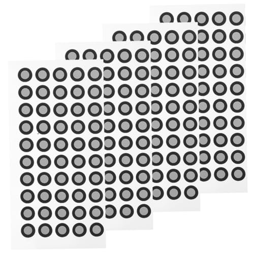 DECORNIJIA 4 Blätter Scan Referenzmarker Punkte aus Reflektierender Pet Folie Leicht Langlebig Genaue Positionierung für Hochpräzises Scannen Reverse Engineering Inspektion Vielseitig von DECORNIJIA