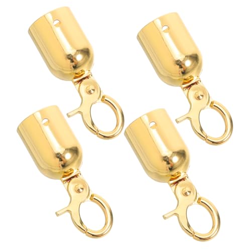 DECORNIJIA 4 Stück Rope End Stopper mit Haken für Sichere und Stilvolle Befestigung von Kordeln Geeignet für Treppengeländer und Dekoration DECORNIJIA 4 Stück Rope End Stopper mit Haken für Sichere und Stilvolle Befestigung von Kordeln Geeignet für Treppengeländer und Dekoration von DECORNIJIA