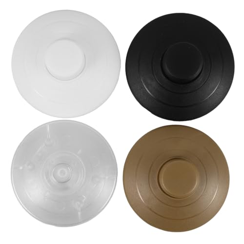 DECORNIJIA 4 Stück Runde Fußschalter für Stehlampe Robustes Bodenschalter Trittknopf Einfache Montage ohne Löten Ersatzschalter für Wohnzimmer und Büro Langlebig und Vielseitig Einsetzbar von DECORNIJIA