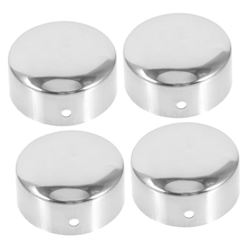 DECORNIJIA 4 Stück Teiliges Handlauf Endkappen aus Robuste und Rissfeste Treppengeländer Abschlusskappen Einfache Montage Vielseitig Passend für Verschiedene Handlaufarten Langlebig und von DECORNIJIA