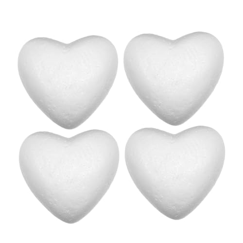 DECORNIJIA 4 Stück Teiliges Herz Schaumstoffmodell Glatte Oberfläche Sicherer Bastelschaum für DIY Hochzeit Valentinstag Dekoration Unbemalt Vielseitig für Kreative Bastelideen DECORNIJIA 4 Stück Teiliges Herz Schaumstoffmodell Glatte Oberfläche Sicherer Bastelschaum für DIY Hochzeit Valentinstag Dekoration Unbemalt Vielseitig für Kreative Bastelideen von DECORNIJIA