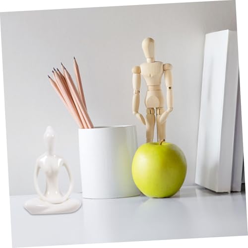 DECORNIJIA 4 Stück Teiliges Keramik Yoga Mädchen Deko Elegante Abstrakte Skulpturen für Wohnzimmer Büro Sichere Glatte Oberfläche Stilvolle Desktop Dekoration Modernes Kunsthandwerk für DECORNIJIA 4 Stück Teiliges Keramik Yoga Mädchen Deko Elegante Abstrakte Skulpturen für Wohnzimmer Büro Sichere Glatte Oberfläche Stilvolle Desktop Dekoration Modernes Kunsthandwerk für von DECORNIJIA