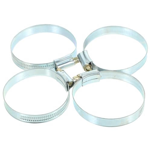 DECORNIJIA 4 Stück Teiliges Metall Schlauchschellen Set Flachschellen für Poolschlauch Robuste Klemmen zur Sicheren Abdichtung von Wasser Luftschläuchen DECORNIJIA 4 Stück Teiliges Metall Schlauchschellen Set Flachschellen für Poolschlauch Robuste Klemmen zur Sicheren Abdichtung von Wasser Luftschläuchen von DECORNIJIA