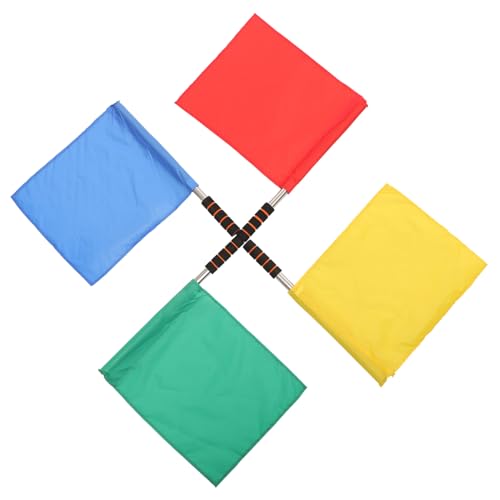 DECORNIJIA 4 Stück Teiliges Signalflaggen Edelstahl mit Roten Grünen Gelben und Blauen Fahnen Handliche Renn Schiedsrichterflaggen für Verkehrssicherung Sport und Wettkampf DECORNIJIA 4 Stück Teiliges Signalflaggen Edelstahl mit Roten Grünen Gelben und Blauen Fahnen Handliche Renn Schiedsrichterflaggen für Verkehrssicherung Sport und Wettkampf von DECORNIJIA