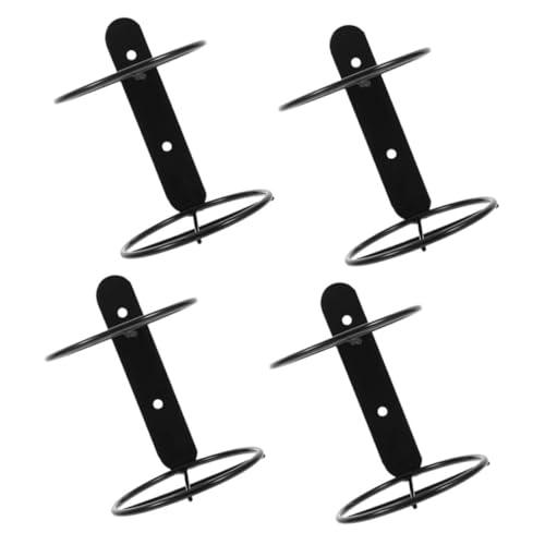 DECORNIJIA 4 Stück Teiliges Wand weinregal aus Robustem Metall Einzelner Flaschenhalter für Stilvolle Weinaufbewahrung Platzsparend und Modernes Design für Küche Bar und Wohnzimmer von DECORNIJIA