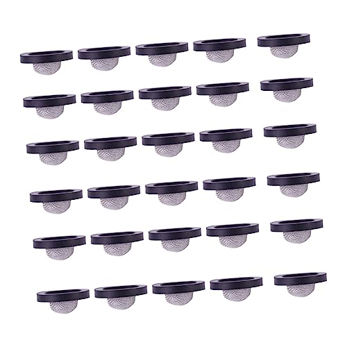 DECORNIJIA 40 Stück Duschkopf Filterdichtung Gummidichtung mit Edelstahlfilter für Wasserhähne und Sprinkleranlagen Langlebig Rostfrei und Wassersparend von DECORNIJIA