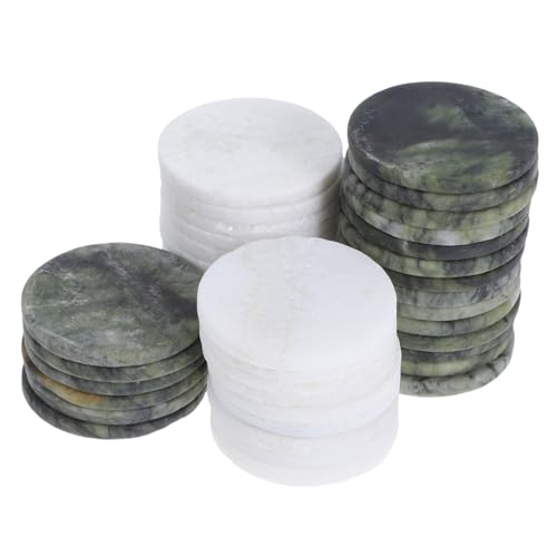 DECORNIJIA 40 Stück Teiliges Natürliche Flache Wassersteine Skipping Stones Spielsteine für Outdoor Wasserspaß Flache Runde Flusssteine für Pool See Strand Aktivitäten DECORNIJIA 40 Stück Teiliges Natürliche Flache Wassersteine Skipping Stones Spielsteine für Outdoor Wasserspaß Flache Runde Flusssteine für Pool See Strand Aktivitäten von DECORNIJIA