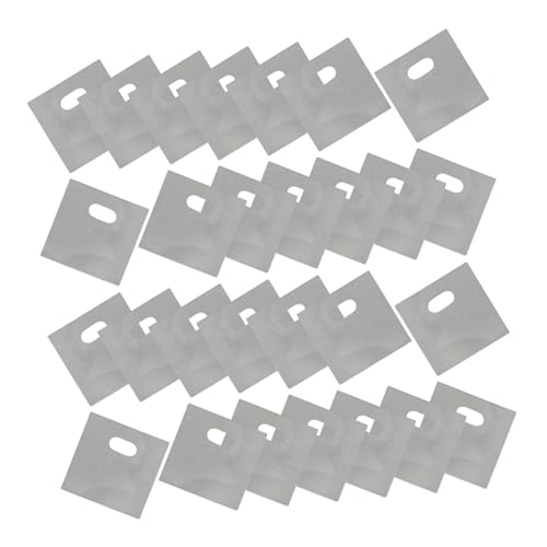 DECORNIJIA 40 Stück Vertikaljalousien Reparaturset mit Starkem Klebstoff Selbstklebende Reparaturclips für Beschädigte Lamellen DIY Ersatzteilset für Wohnzimmer und Schlafzimmer von DECORNIJIA