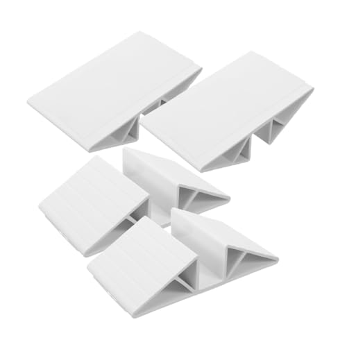DECORNIJIA 4stücke Dreieckige Zaunstützfüße Babygitter-beschläge Kunststoff-torstützeinlagen Für Stabilität des Zaun-standpanels Und Babygitter-unterteile von DECORNIJIA