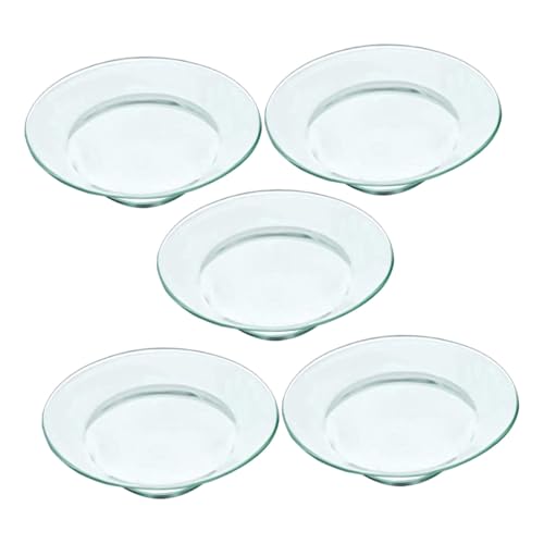 DECORNIJIA 5 Stück Aromatherapie Glas Aromalampe Ersatzschalen Wachsschmelzer Duftkerzenhalter mit Rutschfester Basis für Kerzen und Ätherische Öle Aromatherapie Zubehör DECORNIJIA 5 Stück Aromatherapie Glas Aromalampe Ersatzschalen Wachsschmelzer Duftkerzenhalter mit Rutschfester Basis für Kerzen und Ätherische Öle Aromatherapie Zubehör von DECORNIJIA
