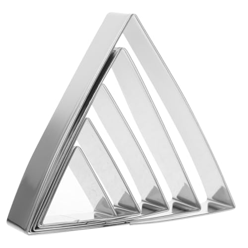 DECORNIJIA 5 Stück Edelstahl Dreieck Kuchenform Mousse Backform Verschiedene Langlebig Leicht zu Reinigen für Hobbybäcker und Profis DECORNIJIA 5 Stück Edelstahl Dreieck Kuchenform Mousse Backform Verschiedene Langlebig Leicht zu Reinigen für Hobbybäcker und Profis von DECORNIJIA