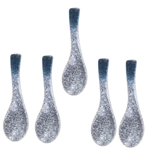 DECORNIJIA 5 Stück Keramik Suppenlöffel Dekorative Reislöffel mit Ergonomischem Griff Hochwertiges Porzellan für Restaurant Catering und Zuhause Komfortabel und Vielseitig Einsetzbar DECORNIJIA 5 Stück Keramik Suppenlöffel Dekorative Reislöffel mit Ergonomischem Griff Hochwertiges Porzellan für Restaurant Catering und Zuhause Komfortabel und Vielseitig Einsetzbar von DECORNIJIA