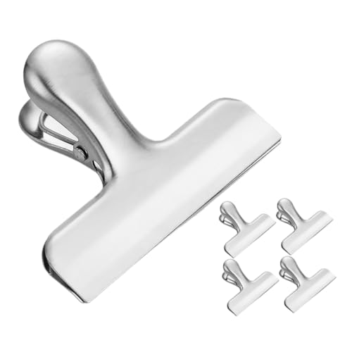 DECORNIJIA 5 Stück Teiliges Edelstahl Bag Clips für Lebensmittel Vielseitige Snack und Brotverschlussklammern mit Glatten Kanten Sicherer Halt für Haushalt Büro und Schule Wiederverwendbar DECORNIJIA 5 Stück Teiliges Edelstahl Bag Clips für Lebensmittel Vielseitige Snack und Brotverschlussklammern mit Glatten Kanten Sicherer Halt für Haushalt Büro und Schule Wiederverwendbar von DECORNIJIA