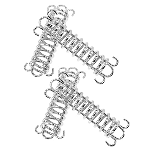 DECORNIJIA 5 Stück Teiliges Zeltschnur Federverschlüsse aus Rostfreiem Stahl Robust und Flexibel Winddämpfend zur Sicheren Befestigung von Campingzelten Markisen und Sonnenschutz Tragbar und DECORNIJIA 5 Stück Teiliges Zeltschnur Federverschlüsse aus Rostfreiem Stahl Robust und Flexibel Winddämpfend zur Sicheren Befestigung von Campingzelten Markisen und Sonnenschutz Tragbar und von DECORNIJIA