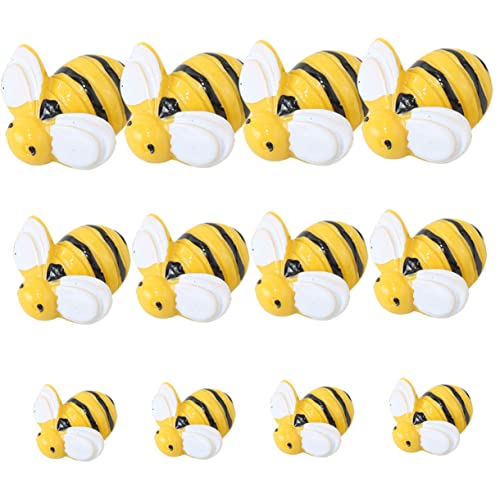 DECORNIJIA 50 Stück Mini Bienen Ornamente Resin Charms für DIY Handyhüllen Fotoalben und Bastelprojekte Lebendige Dekoration für Kreative Bastelideen Langlebiges und Leichtes Material DECORNIJIA 50 Stück Mini Bienen Ornamente Resin Charms für DIY Handyhüllen Fotoalben und Bastelprojekte Lebendige Dekoration für Kreative Bastelideen Langlebiges und Leichtes Material von DECORNIJIA
