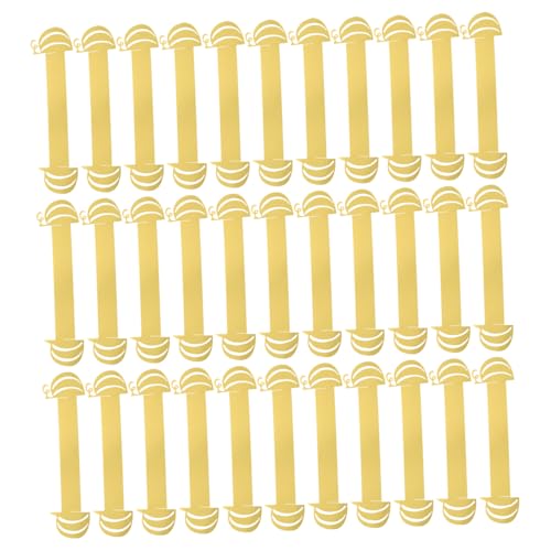 DECORNIJIA 50 Stück Serviettenschnallen Papier Pumpkin Design Goldfarbene Tischdeko für Thanksgiving Festliche Herbstparty Serviettenhalter für Große Gesellschaften und Erntedankessen DECORNIJIA 50 Stück Serviettenschnallen Papier Pumpkin Design Goldfarbene Tischdeko für Thanksgiving Festliche Herbstparty Serviettenhalter für Große Gesellschaften und Erntedankessen von DECORNIJIA