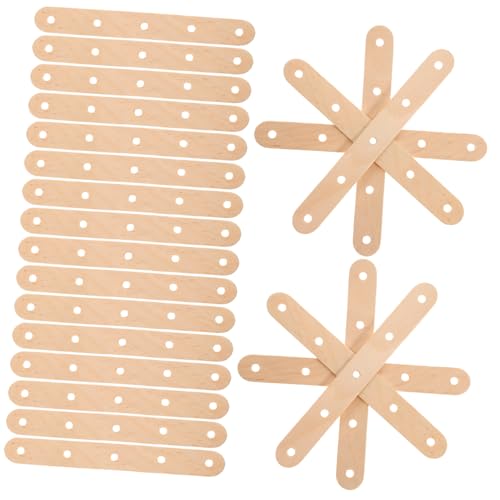 DECORNIJIA 50 Stück Teiliges Holzstäbchen Naturfarbene Bastelstäbchen mit Löchern Glatte Oberfläche Ungiftig für DIY Handwerk Schulprojekte Geburtstagsfeiern und Kreative Bastelarbeiten DECORNIJIA 50 Stück Teiliges Holzstäbchen Naturfarbene Bastelstäbchen mit Löchern Glatte Oberfläche Ungiftig für DIY Handwerk Schulprojekte Geburtstagsfeiern und Kreative Bastelarbeiten von DECORNIJIA
