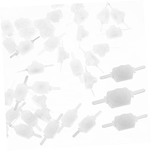 DECORNIJIA 50Stücke Mini Lichtschalter mit Selbstsperrmechanismus Micro Druckknopf für Taschenlampen DIY Projekte Langlebig Einfach zu Bedienen von DECORNIJIA