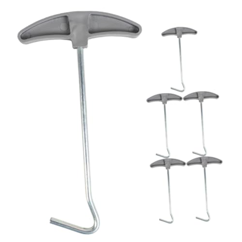 DECORNIJIA 6 Stück Camping Zelthering Ziehhaken Langlebiger Kunststoff und Peg Puller Vielseitig Einsetzbar zum Schnellen Entfernen von Heringen Kompakt und Leicht für Outdoor Camping und DECORNIJIA 6 Stück Camping Zelthering Ziehhaken Langlebiger Kunststoff und Peg Puller Vielseitig Einsetzbar zum Schnellen Entfernen von Heringen Kompakt und Leicht für Outdoor Camping und von DECORNIJIA
