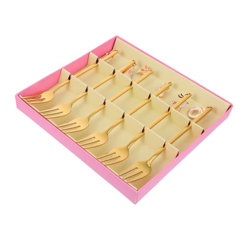 DECORNIJIA 6 Stück Teiliges Edelstahl Dessertgabel Weihnachtsgabeln mit Spiegelpolitur Rostfrei Komfortabel Festliches Design für Kaffee Kuchen Festliche Anlässe und Geschenkbox DECORNIJIA 6 Stück Teiliges Edelstahl Dessertgabel Weihnachtsgabeln mit Spiegelpolitur Rostfrei Komfortabel Festliches Design für Kaffee Kuchen Festliche Anlässe und Geschenkbox von DECORNIJIA