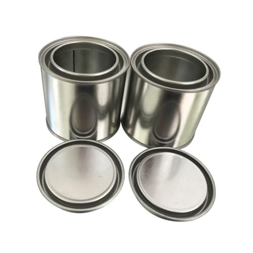 DECORNIJIA 6 Stück Teiliges Eisendosen Runde Metallbehälter für Farbe und Tinte Langlebige Weißblechdosen mit Praktischem Vorratsdesign Geeignet für Werkstatt Haushalt und Werkstattlagerung DECORNIJIA 6 Stück Teiliges Eisendosen Runde Metallbehälter für Farbe und Tinte Langlebige Weißblechdosen mit Praktischem Vorratsdesign Geeignet für Werkstatt Haushalt und Werkstattlagerung von DECORNIJIA