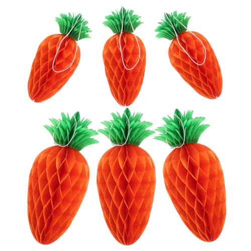 DECORNIJIA 6 Stück Teiliges Karotten Wabenbälle Verspielte Garten Dekoration Hängende Ostern für Hochzeiten Geburtstage Shower Kindergarten Raumgestaltung DECORNIJIA 6 Stück Teiliges Karotten Wabenbälle Verspielte Garten Dekoration Hängende Ostern für Hochzeiten Geburtstage Shower Kindergarten Raumgestaltung von DECORNIJIA