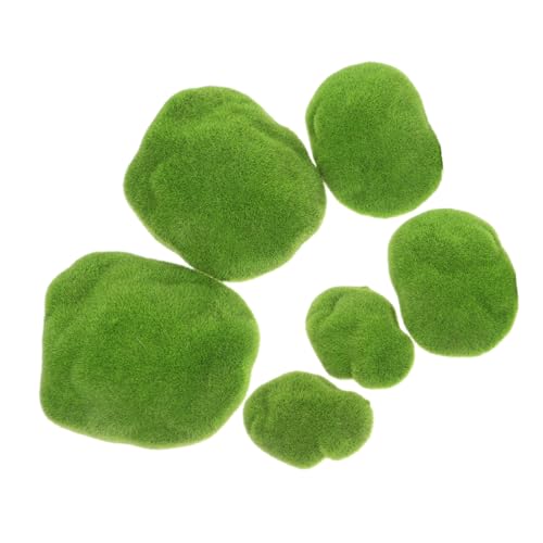 DECORNIJIA 6 Stück Teiliges Künstliche Moossteine Wetterfeste Leichte Deko für Garten Blumenarrangements Terrarien Künstliches Moos für Innen Außenbereich Vielseitig Einsetzbar DECORNIJIA 6 Stück Teiliges Künstliche Moossteine Wetterfeste Leichte Deko für Garten Blumenarrangements Terrarien Künstliches Moos für Innen Außenbereich Vielseitig Einsetzbar von DECORNIJIA