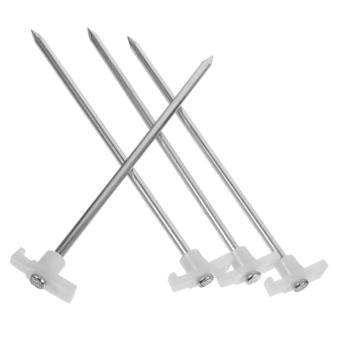 DECORNIJIA 6 Stück Teiliges Schwere Metall Zeltpflöcke Robust Sturmfest für Camping und Outdoor mit Leicht Entfernbarer Spitze und Langlebigem Stahlmaterial für Harte Böden DECORNIJIA 6 Stück Teiliges Schwere Metall Zeltpflöcke Robust Sturmfest für Camping und Outdoor mit Leicht Entfernbarer Spitze und Langlebigem Stahlmaterial für Harte Böden von DECORNIJIA