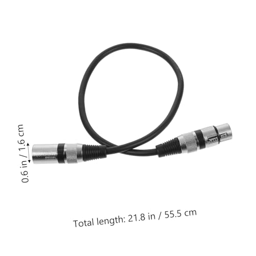 DECORNIJIA 6 Stück Xlr Kabel Pin Mikrofonkabel Xlr Stecker Buchse Audioleitung für Ktv Sound Mikrofone Sauerstofffreier Kupferleiter Langlebig Niedriges Latenzsignal von DECORNIJIA
