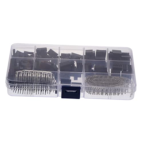 DECORNIJIA 610Stücke Jumper Kabel Pin Header Connector Drahtverbinder im Praktischen Kunststoffgehäuse für Heimelektronik Prototypen und Kabelverbindungen DECORNIJIA 610Stücke Jumper Kabel Pin Header Connector Drahtverbinder im Praktischen Kunststoffgehäuse für Heimelektronik Prototypen und Kabelverbindungen von DECORNIJIA
