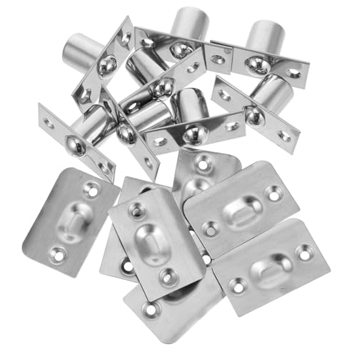 DECORNIJIA 8 Stück Edelstahl Tür Kugelverschluss Teilig mit Versteckter Feder Langlebiger Schrank und Schiebetürverschluss Inklusive Schlagplatte und Schrauben Robuster Türverschluss für DECORNIJIA 8 Stück Edelstahl Tür Kugelverschluss Teilig mit Versteckter Feder Langlebiger Schrank und Schiebetürverschluss Inklusive Schlagplatte und Schrauben Robuster Türverschluss für von DECORNIJIA