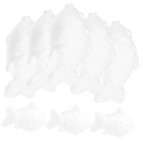 DECORNIJIA 8 Stück Teiliges DIY aus Unbemalten Schaumstoffbällen in Goldfischform Leichte und Vielseitige Dekoration aus Langlebigem Sicherem Schaumstoff für Bastelprojekte und DECORNIJIA 8 Stück Teiliges DIY aus Unbemalten Schaumstoffbällen in Goldfischform Leichte und Vielseitige Dekoration aus Langlebigem Sicherem Schaumstoff für Bastelprojekte und von DECORNIJIA