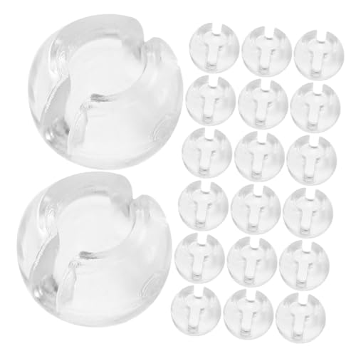 DECORNIJIA 90 Stück Transparente Beaded Chain Stops Verstellbare Rollosperren für Vertikale Jalousien Stabile Kettenfixierung Einfache Montage Vielseitige Reparaturzubehörteile von DECORNIJIA