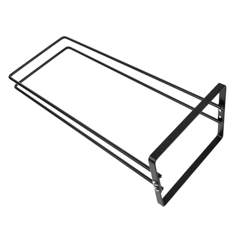 DECORNIJIA Abnehmbarer Kleiderbügelhalter Hängereisen Aufbewahrungsständer Robust Eisen Garderoben Organizer für Schlafzimmer Wäschekammer Schrank Platzsparend Einfach Montage von DECORNIJIA