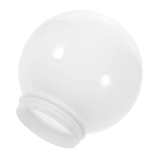 DECORNIJIA Acryl Milchglas Kugel Lampenschirm Wetterfest Für Außenwandleuchte Wohnzimmer Schlafzimmer Gemütliche Beleuchtung von DECORNIJIA