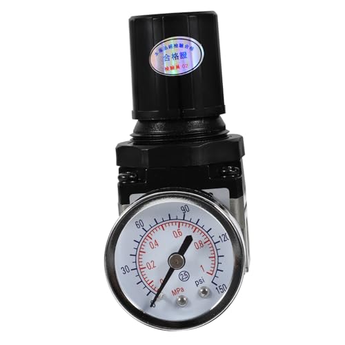 DECORNIJIA Air Compressor Regulator Npt Innengewinde mit Manometer Psi Aluminiumlegierung Druckminderer für Präzise Druckregelung Vielseitig Einsetzbar in Industrie und Heimwerkerbereich von DECORNIJIA