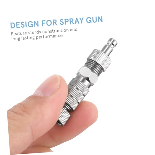DECORNIJIA Airbrush Schnellkupplungs Set Adapter für Airbrush Schlauch Kompressor Stabile Verbindung ohne Luftleck Schnelle Montage Kompatibel mit Gängigen Modellen Langanhaltiges Material DECORNIJIA Airbrush Schnellkupplungs Set Adapter für Airbrush Schlauch Kompressor Stabile Verbindung ohne Luftleck Schnelle Montage Kompatibel mit Gängigen Modellen Langanhaltiges Material von DECORNIJIA