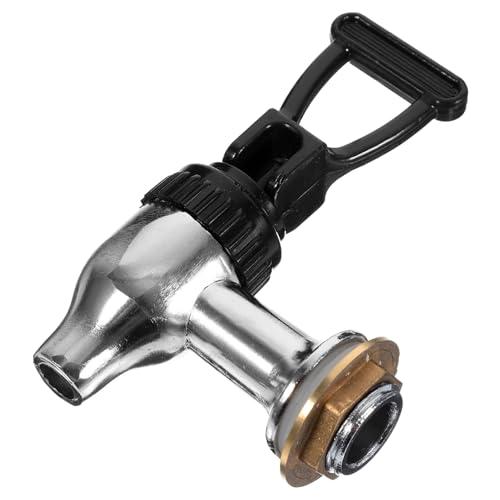 DECORNIJIA Aluminium Wasserhahn für Getränkespender Langlebiger Spigot für Milchtee Sojamilch eimer Einfach zu Installierender Kanister Hahn mit Stilvollem Griff Geeignet für von DECORNIJIA