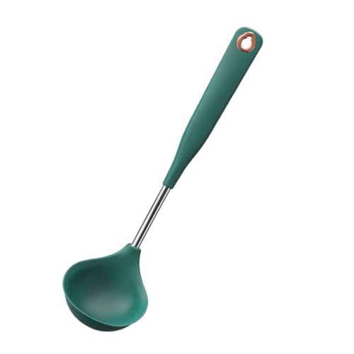 DECORNIJIA Antibakterielle Silikon Suppenkelle Hitzebeständig und Bruchsicher Non stick Schöpflöffel für Suppe Porridge Reis Praktisch und Einfach zu Reinigen Küchenwerkzeug für Haushalt und von DECORNIJIA