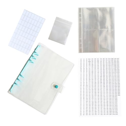 DECORNIJIA Aufbewahrungsalbum mit Selbstklebenden Taschen Langlebiger DIY Rhinestone Organizer Praktische Aufbewahrungsbox für Perlen Schmuck und Bastelzubehör Blaues Teiliges Sammelalbum von DECORNIJIA